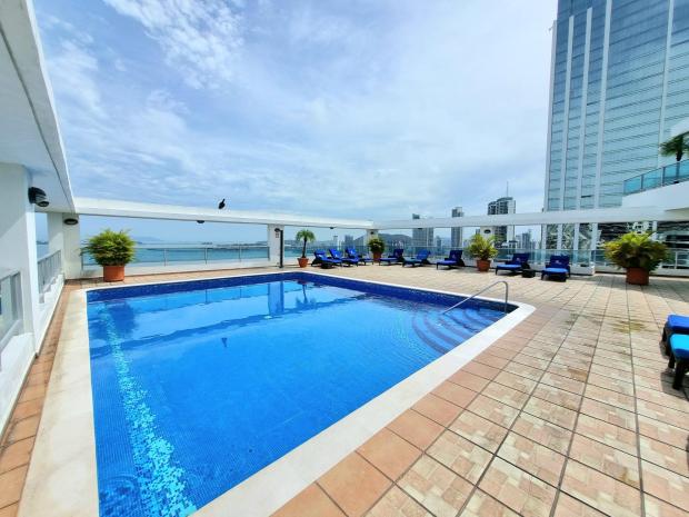 PANAMA CITY AVENIDA BALBOA BAYFRONT 1 BDRM BALCONY CITY VIEW