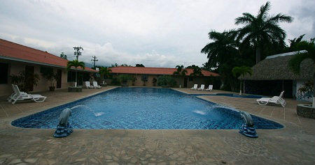 ANOTHER VIEW OF THE POOL AT THE RESORT FOR SALE IN BEJUCO, CHAME, PANAMA, PUNTA CHAME