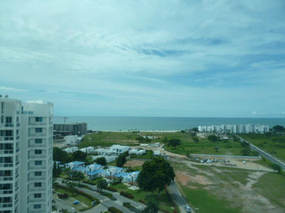 VIEW TO THE PACIFIC OCEAN FROM THE PENTHOUSE FOR SALE, PLAYA BLANCA, ANTON, COCLE, PANAMA