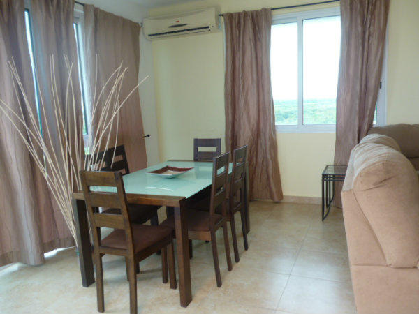 DINING ROOM OF THE CONDO FOR SALE, RIO HATO, COCLE, PANAMA, PLAYA BLANCA