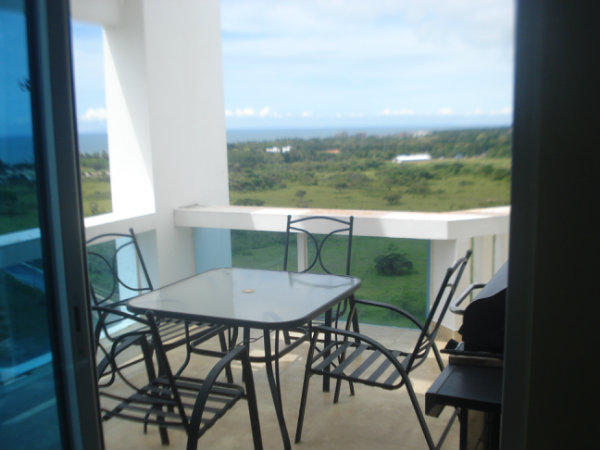 TERRACE OF THE PENTHOUSE FOR SALE, FOUNDERS IV, PLAYA BLANCA, RIO HATO, COCLE, PANAMA