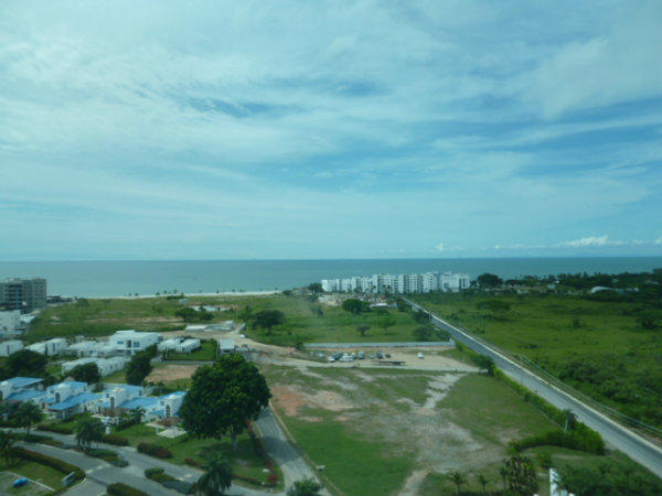 ANOTHER VIEW TO THE PACIFIC BEACHES FROM THE PENTHOUSE FOR SALE, PLAYA BLANCA, PANAMA