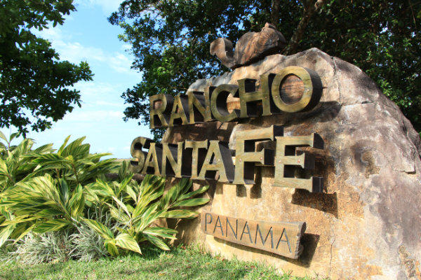 ENTRANCE TO RANCHO SANTA FE ESTATE, CORONADO, CHAME PANAMA