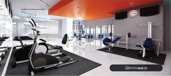 Completely equipped fitness center