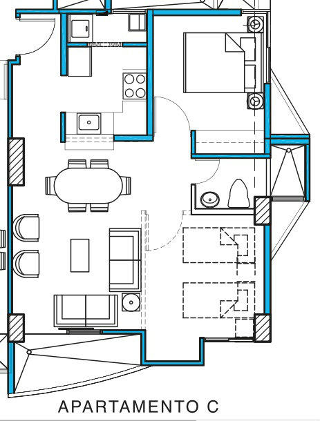 Plans C for Elmare 600 building