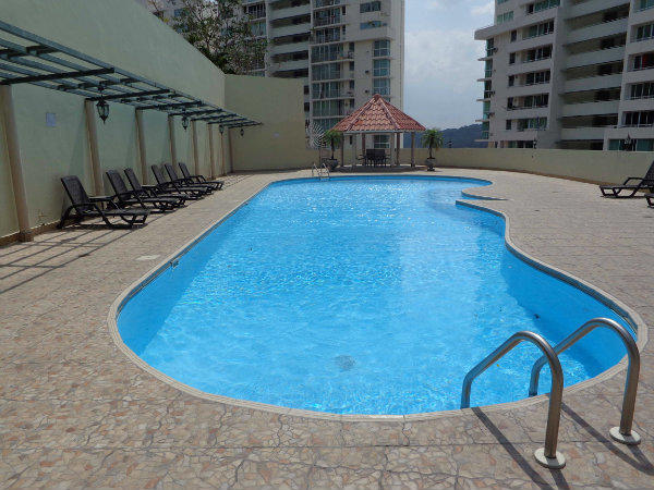 Pool in Belview tower social area