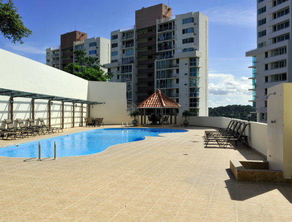 Pool in Belview tower social area