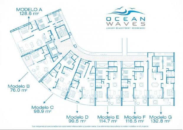 PANAMA, GORGONA, OCEAN WAVES TOWER 100  1 CHAMBRE