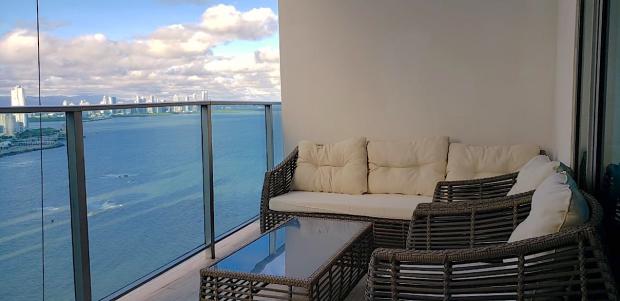 PUNTA PACÍFICA, GRAND TOWER, TWO BEDROOMS APARTMENT FOR RENT