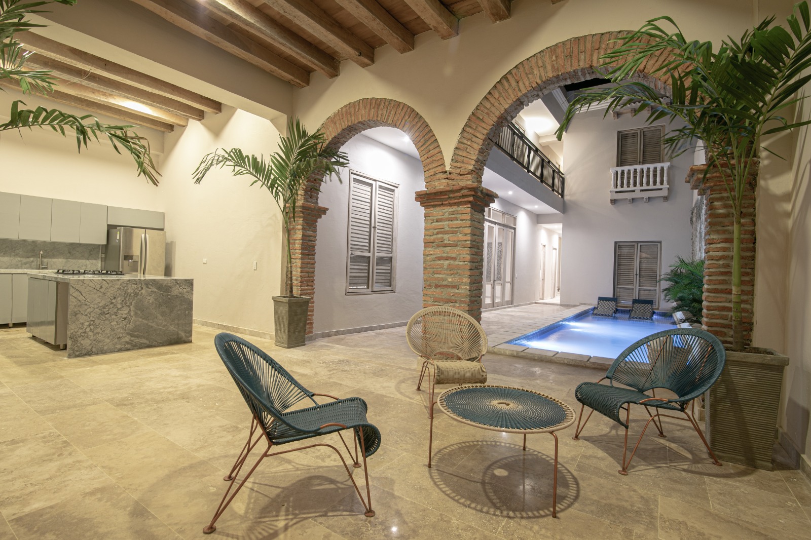 Cartagena Getsemani completamente restaurada, ahora moderna casa de 7 habitaciones