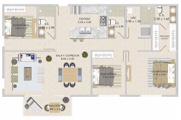 SANTA MARIA VILLAGE CENTER RESIDENCES FOR SALE