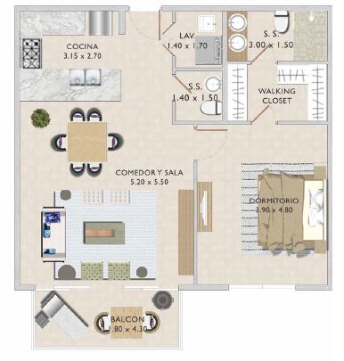 SANTA MARIA VILLAGE CENTER RESIDENCES FOR SALE