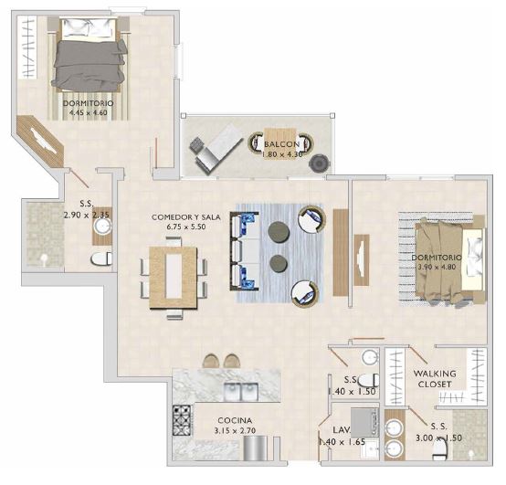 SANTA MARIA VILLAGE CENTER RESIDENCES FOR SALE