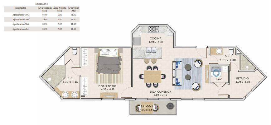 SANTA MARIA VILLAGE CENTER RESIDENCES FOR SALE
