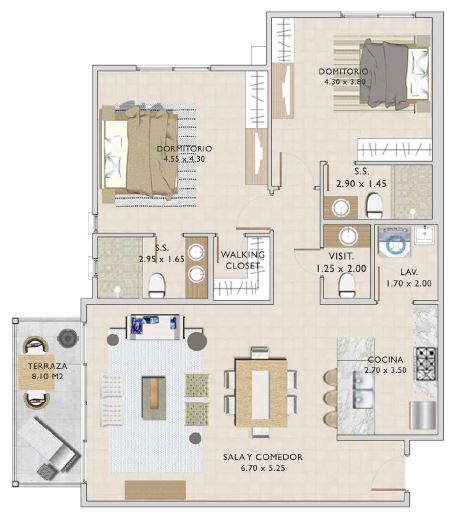 SANTA MARIA VILLAGE CENTER RESIDENCES FOR SALE