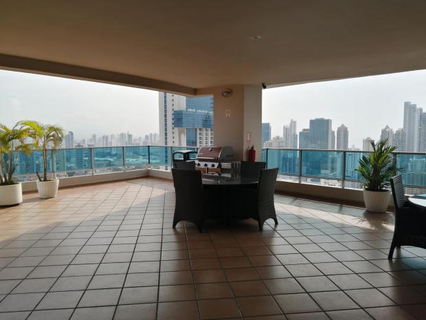 BALBOA AVE GRAND BAY WATERFRONT LARGE 1 BED APARTMENT FOR SALE PANAMA CITY