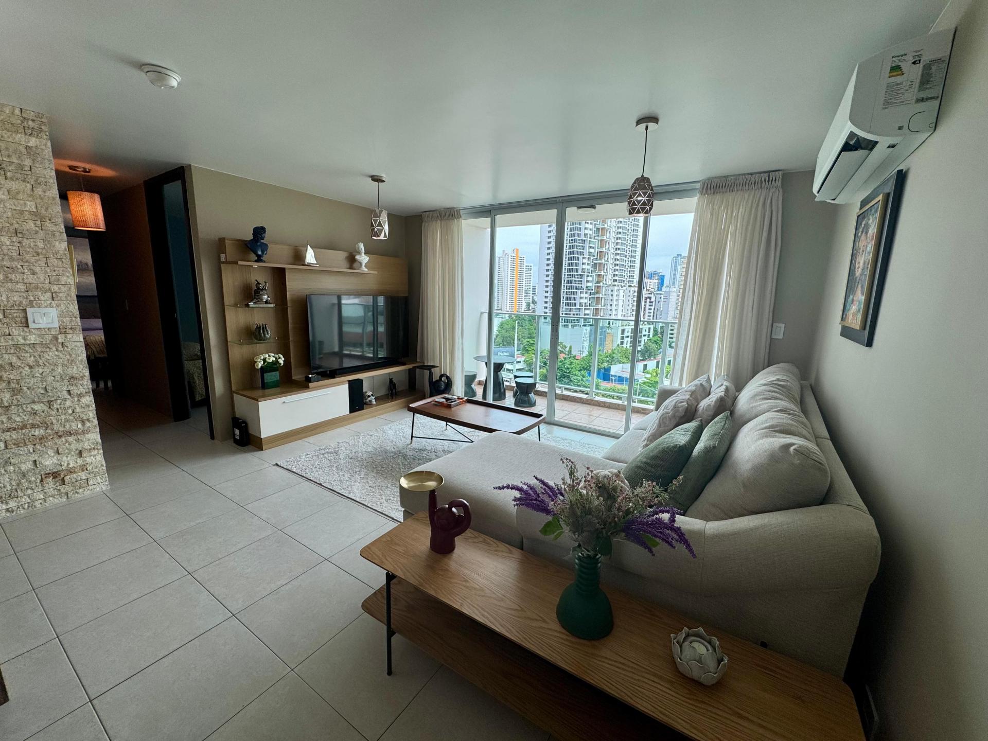 ELEGANTE APARTAMENTO AMOBLADO EN PH TERRAMAR VÍA ISRAEL