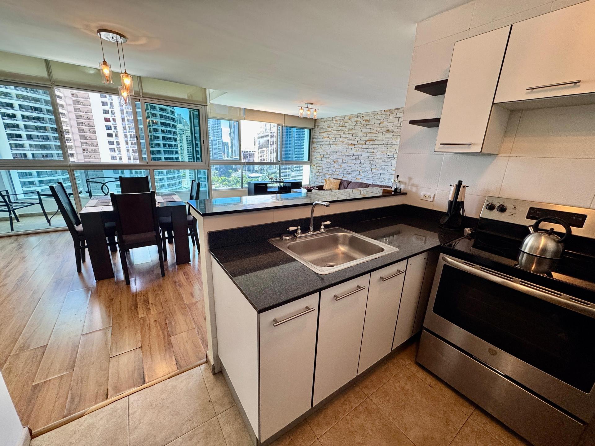 Apartamento de 1 Habitación en Alquiler Bayfront Tower Avenida Balboa