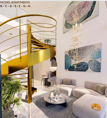 MODEL B, C, D, E, F, G, H APARTMENTS TO SEEING THE SEA WITH DOUBLE THE SPACE