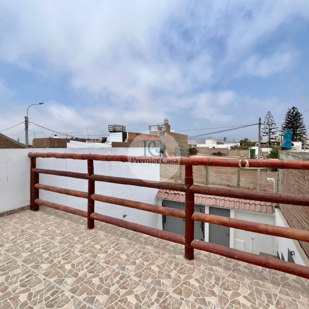 HERMOSA CASA AMOBLADA DE DOS PISOS CON BALCON EN SAN BARTOLO 5HAB 3BAÑ 2DEP