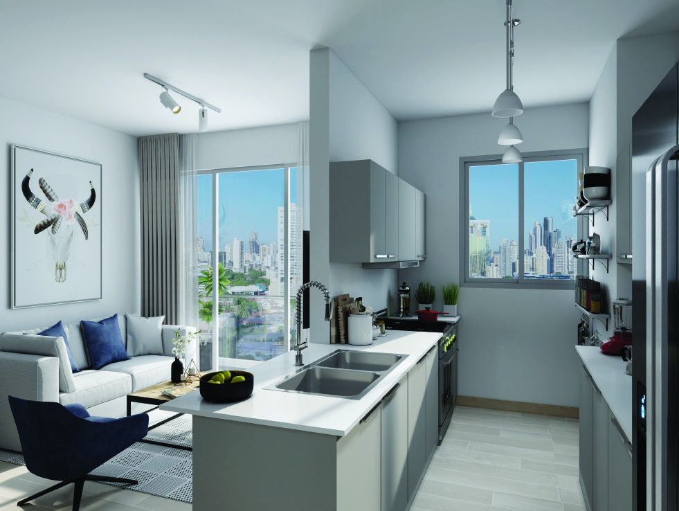 Aurora Residences 2 Bedroom Apartment 80m2 San Francisco Panama