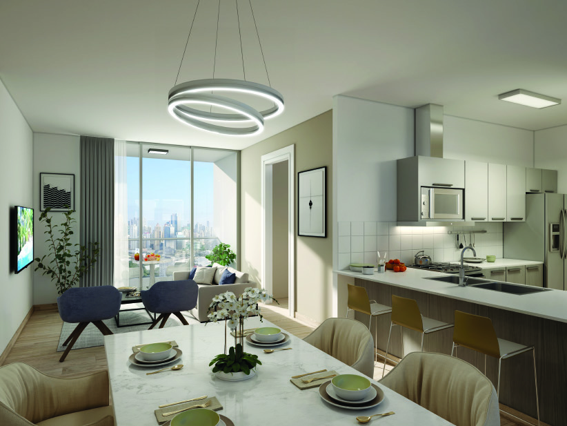Aurora Residences 3 Bedroom Apartment 106m2 San Francisco Panama