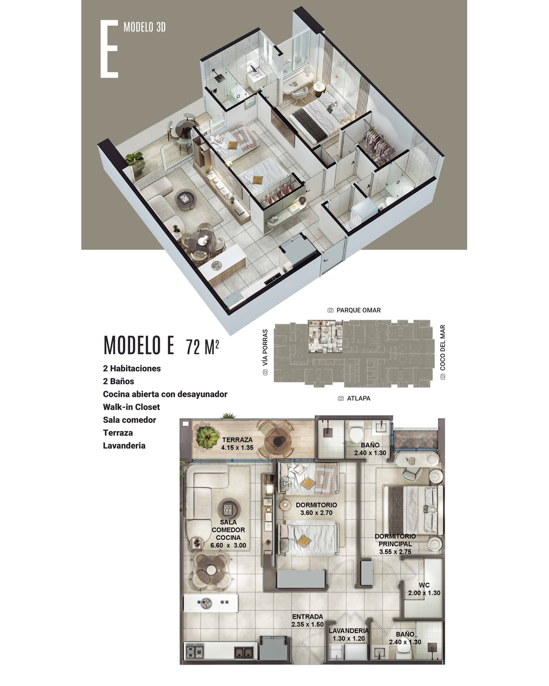 Apartamentos Modernos de 2 Habitaciones en PH ASIS cerca de Parque Omar