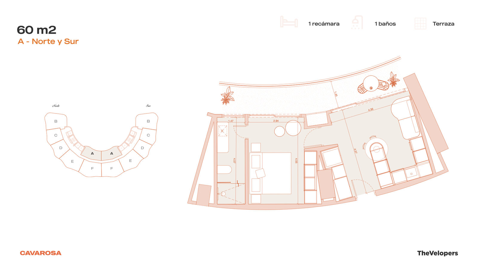 CAVAROSA 1 Bedroom 60 m2
